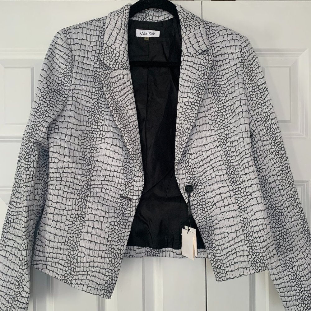 calvin klein power blazer